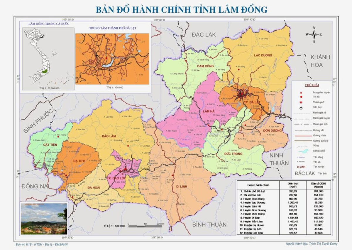 Thông tin quy hoạch tỉnh Lâm Đồng (Update năm 2023)