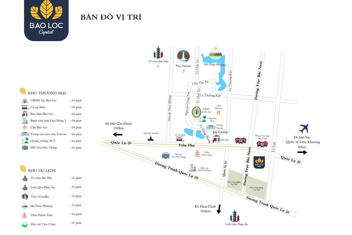 Vị trí khu đô thị Bảo Lộc Capital