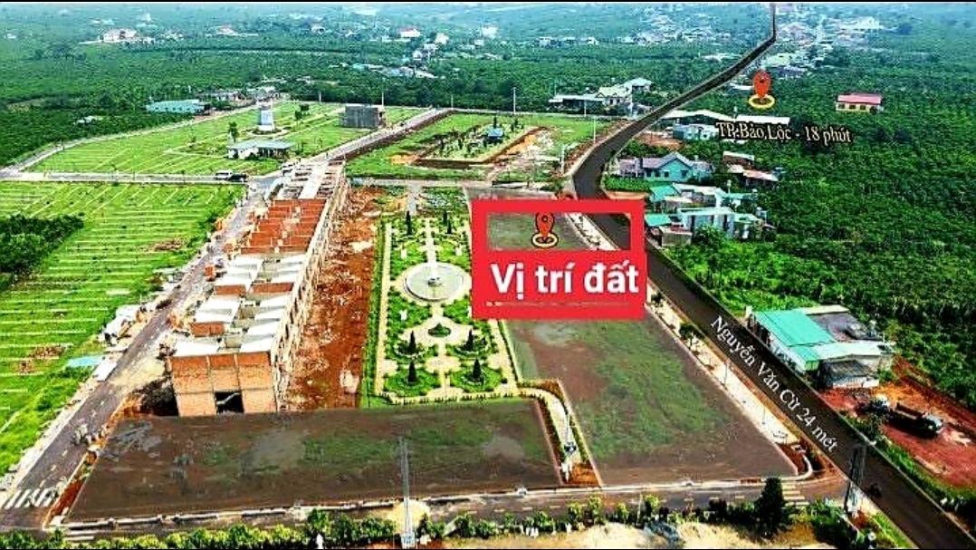 Bán đất mặt tiền Nguyễn Văn Cừ, Bảo Lộc diện tích 246m2 giá chỉ 990tr