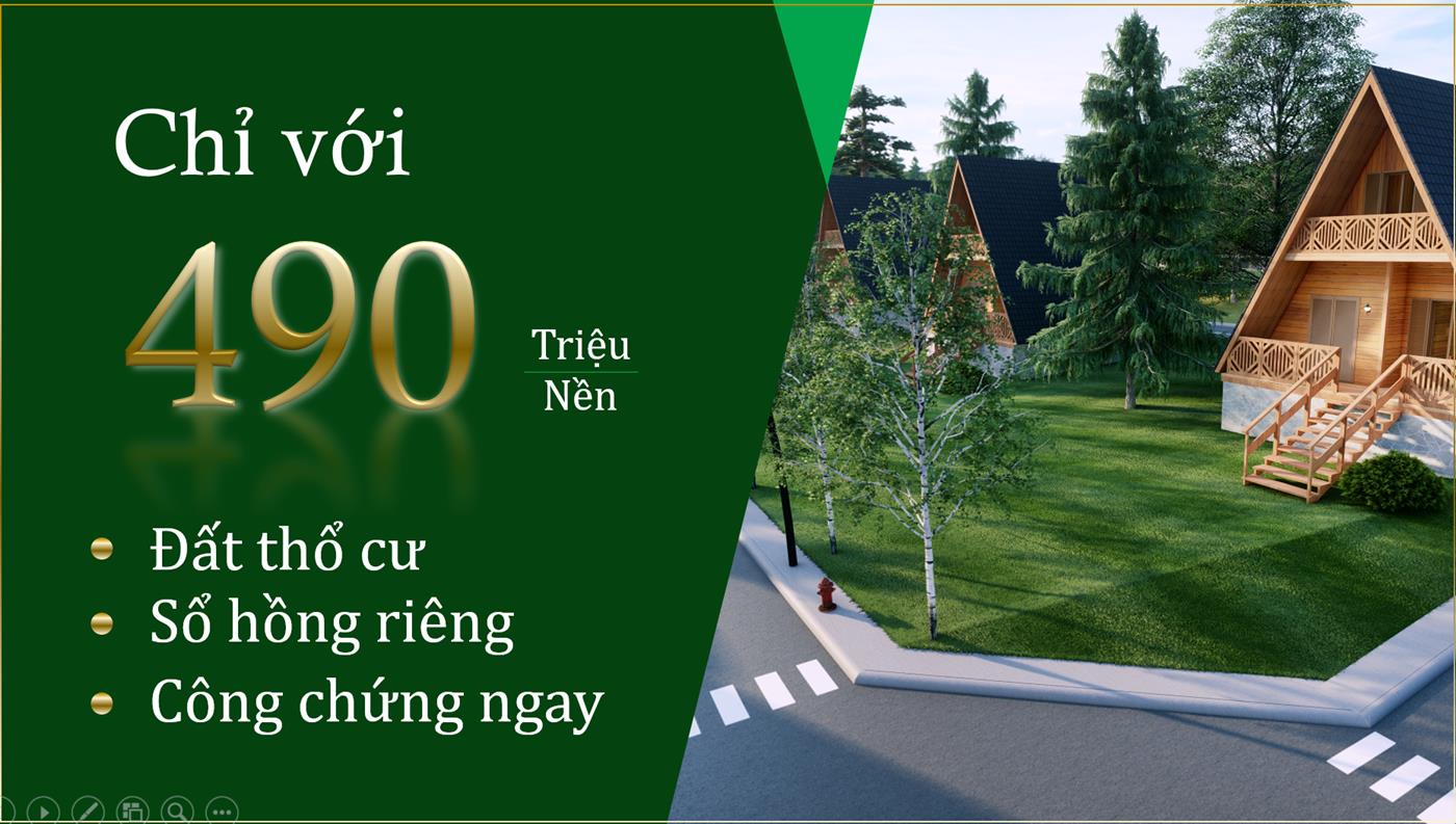 Đất nền nghỉ dưỡng cao cấp giá chỉ từ 490 triệu tại Happy Garden II Bảo Lộc